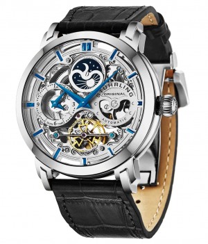 Legacy Stuhrling Anatol 371L Automático 46mm Skeleton Hombre Plateadas Plateadas | 5968XCHAP