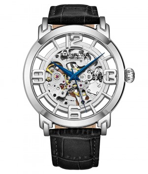 Legacy Stuhrling Winchester 3964L Automático 42mm Skeleton Hombre Plateadas Plateadas | 1208ZFUBX