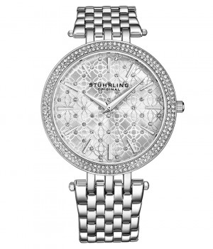 Symphony Stuhrling Soiree 3962 Quartz 39mm Classic Mujer Plateadas Plateadas Plateadas | 5861MCAWK