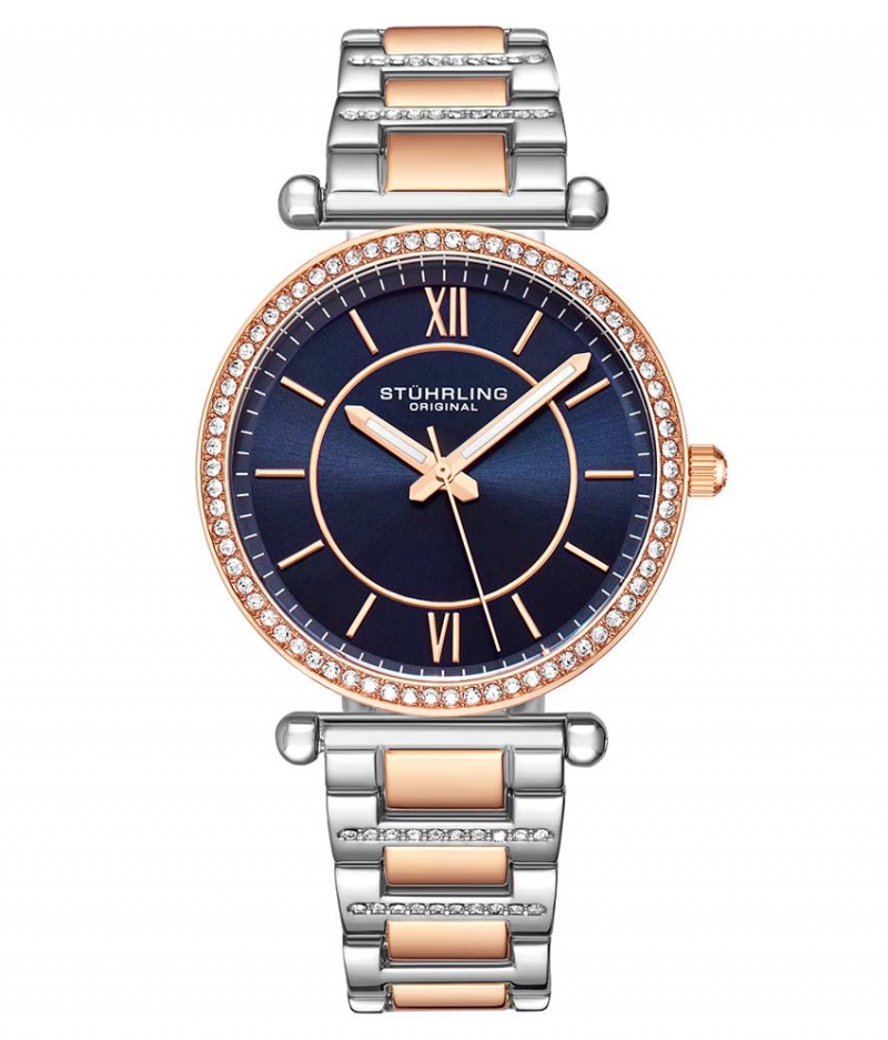 Symphony Stuhrling C905 Quartz 36mm Classic Mujer Plateadas Plateadas Plateadas | 7642IMHAF