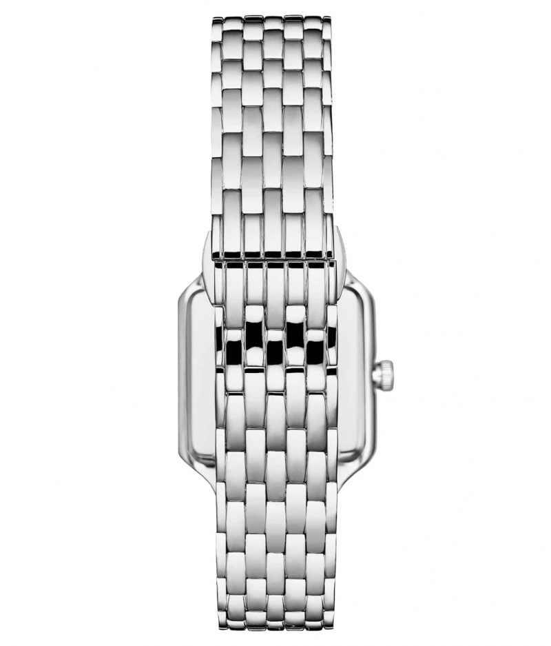 Symphony Stuhrling Confidant Square Crystal 27mm 4020 Classic Mujer Plateadas Plateadas | 3176CUBGA