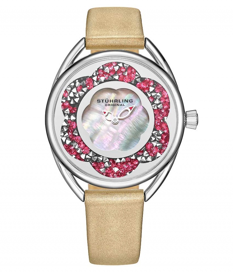 Symphony Stuhrling Lily 995 Quartz 38mm Classic Mujer Plateadas Plateadas | 6012IWOKZ