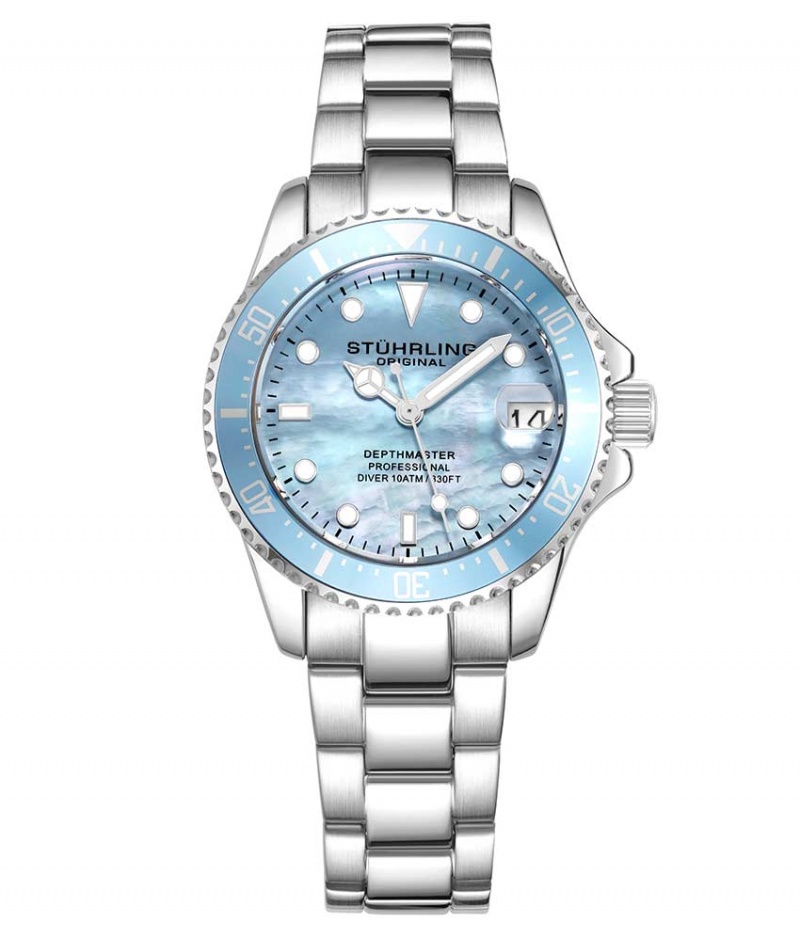 Vogue Stuhrling C950LS Quartz 32mm Moda Mujer Blancas Plateadas Plateadas | 0247OZWLY